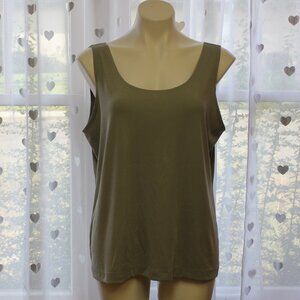 #548 Easywear by Chico's Grey Dressy Tank Top Size 3 (16)